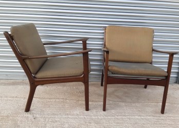 Pair Ole Wanscher Chairs